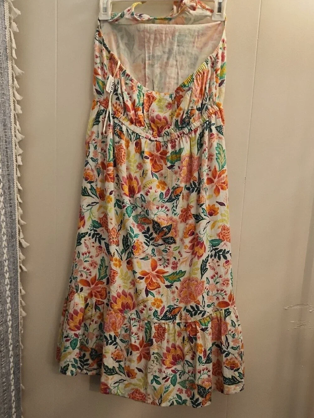 Old Navy Floral Midi Dress Floral Print - Girls xl 14-16